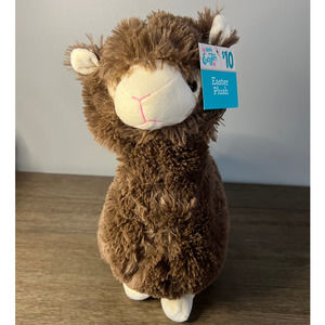 Hamerbest Brown Alpaca with‎ Cream Face Plush